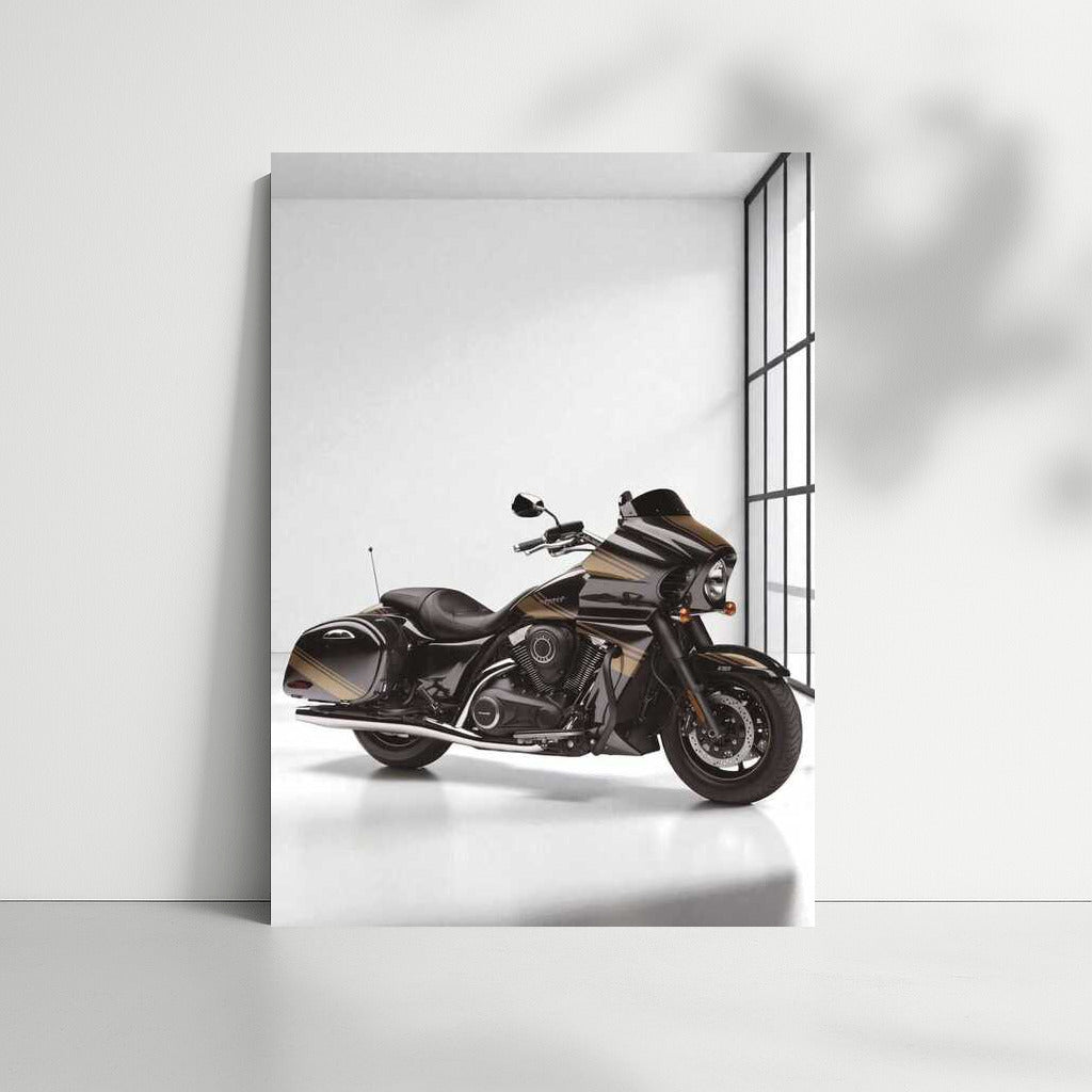 Speedy Elegant: Kawasaki Ninja ZX900 on Minimalistic Background