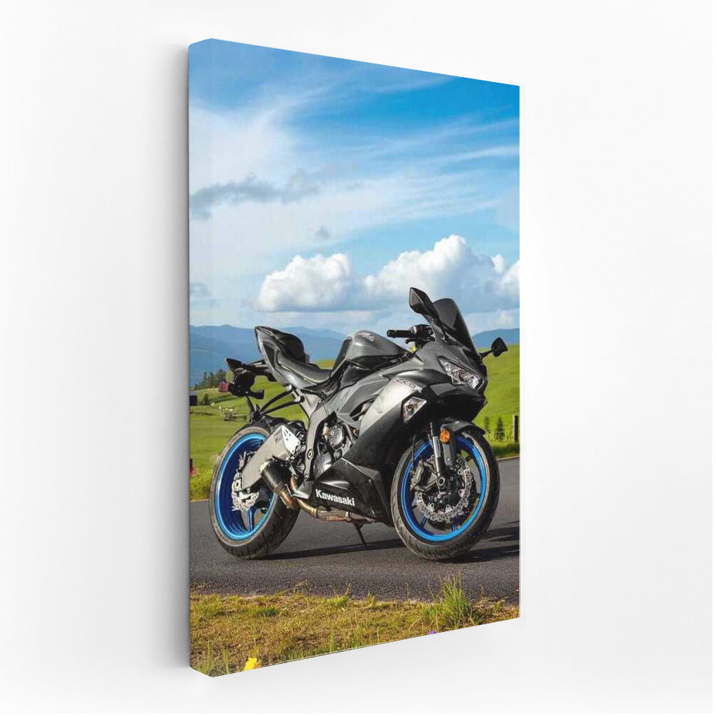 Kawasaki Ninja ZX 6R ABS KRT: Power on Asphalt and Idyll of Country Road