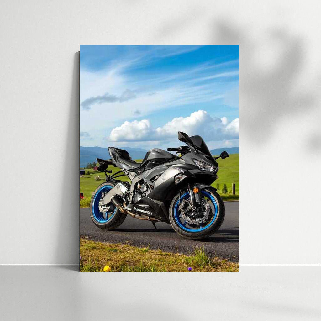 Kawasaki Ninja ZX 6R ABS KRT: Power on Asphalt and Idyll of Country Road