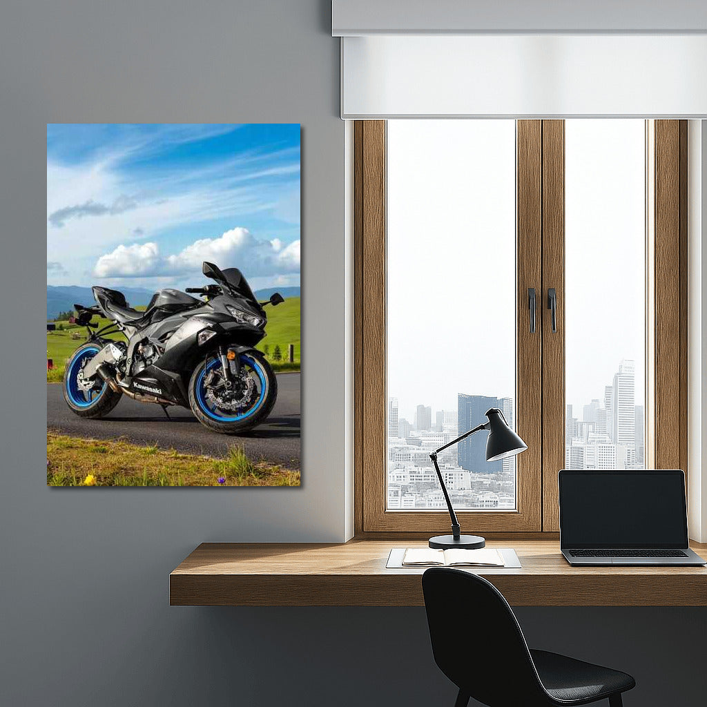 Kawasaki Ninja ZX 6R ABS KRT: Power on Asphalt and Idyll of Country Road