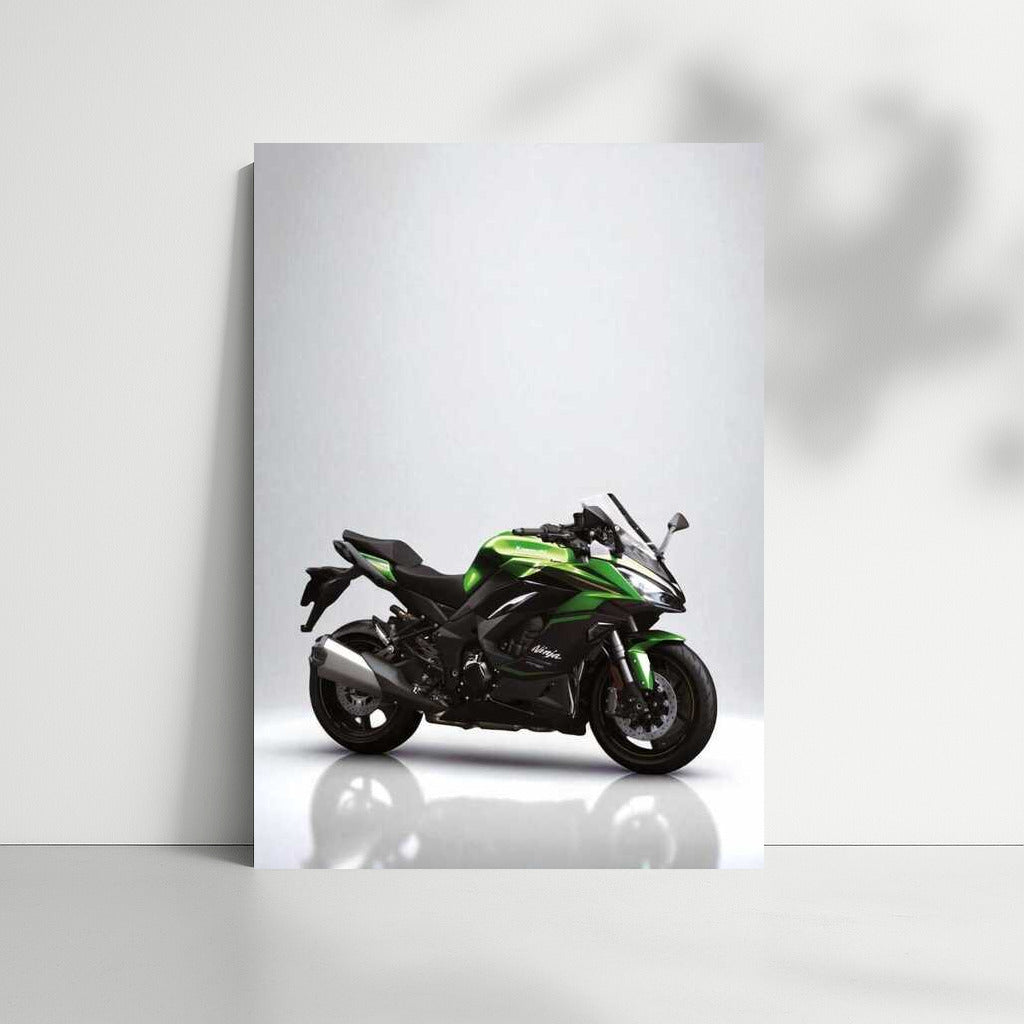 Elegant Strength: Kawasaki Ninja 1100SX in Minimalist Style