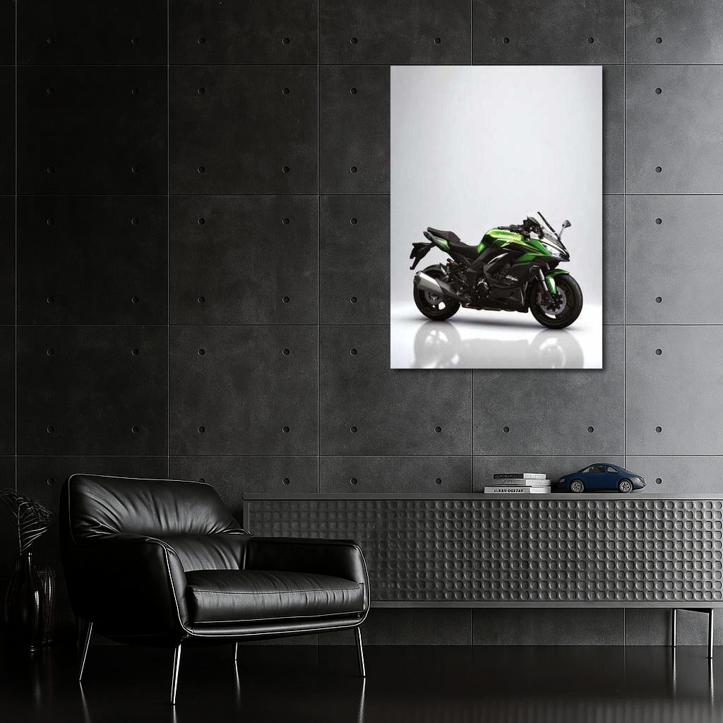 Elegant Strength: Kawasaki Ninja 1100SX in Minimalist Style