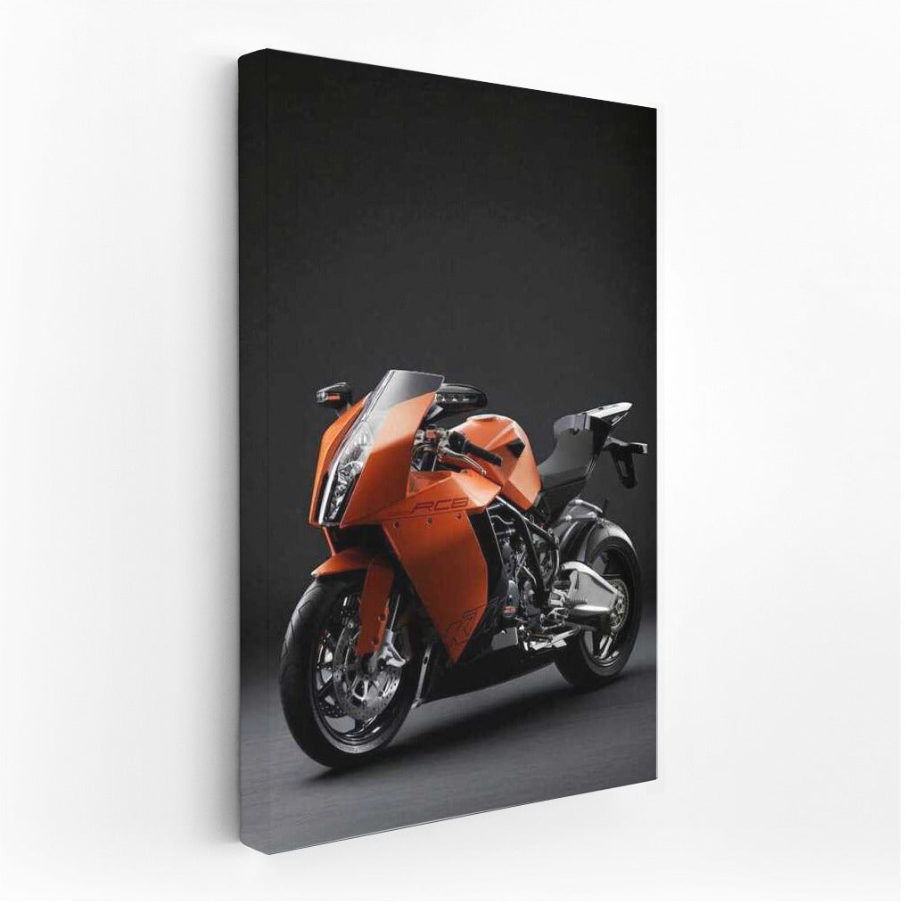 Speedy Style: KTM 1190 RC8 on Dark Grey Background