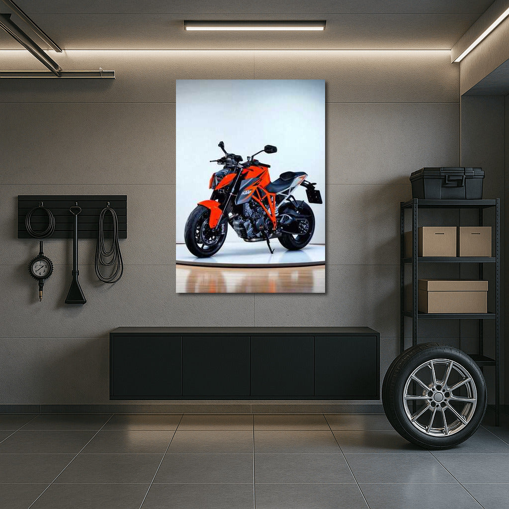 KTM Power: Minimalist Masterpiece for Motorcycle Enthusiasts