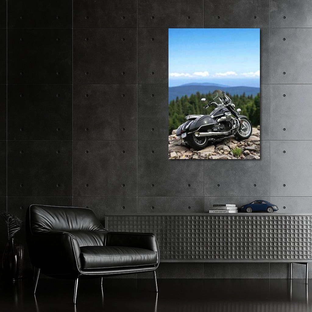 Freedom's Peak: Moto Guzzi California Touring Among Forests and Rocks