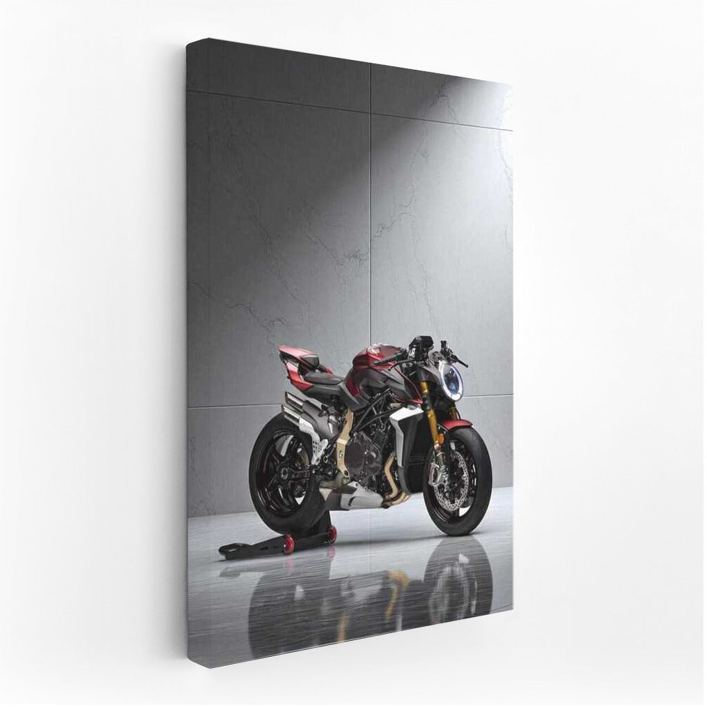 MV Agusta Brutale RR: Speed and Style on Grey Marble