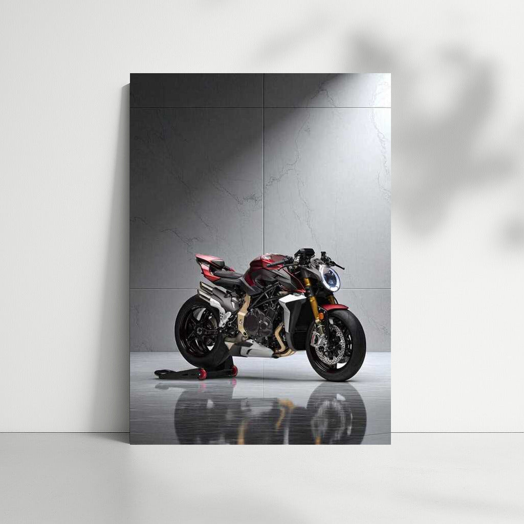 MV Agusta Brutale RR: Speed and Style on Grey Marble