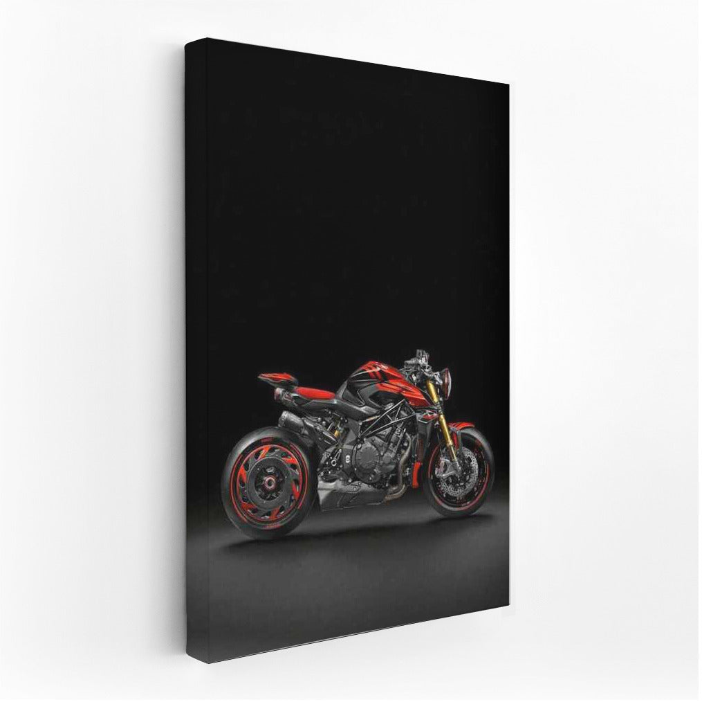 MV Agusta Rush 1000: Motorcycle Power On Dark Background