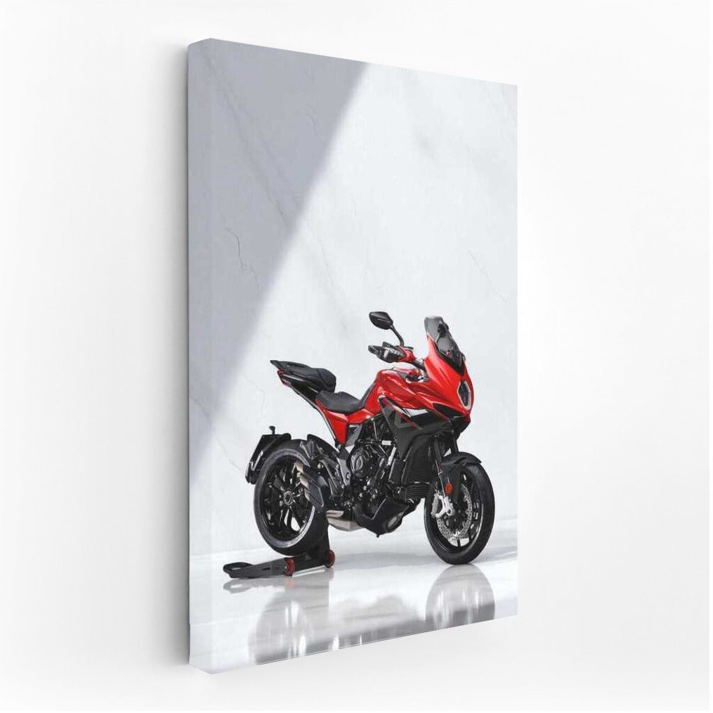 MV Agusta Turismo Veloce 800 on a marble background: Elegance and Speed