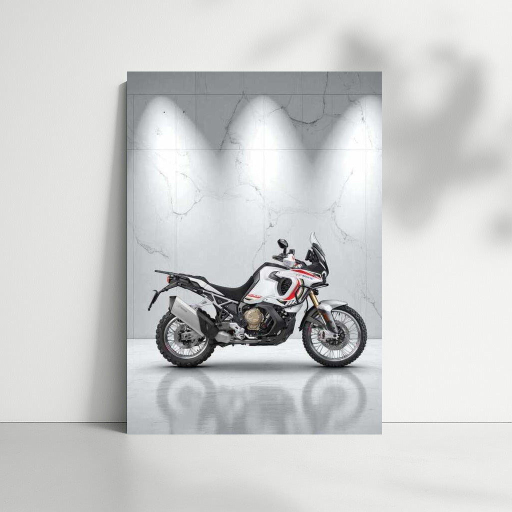 Elegance of MV Agusta LXP on Marble Background: Dynamics and Style
