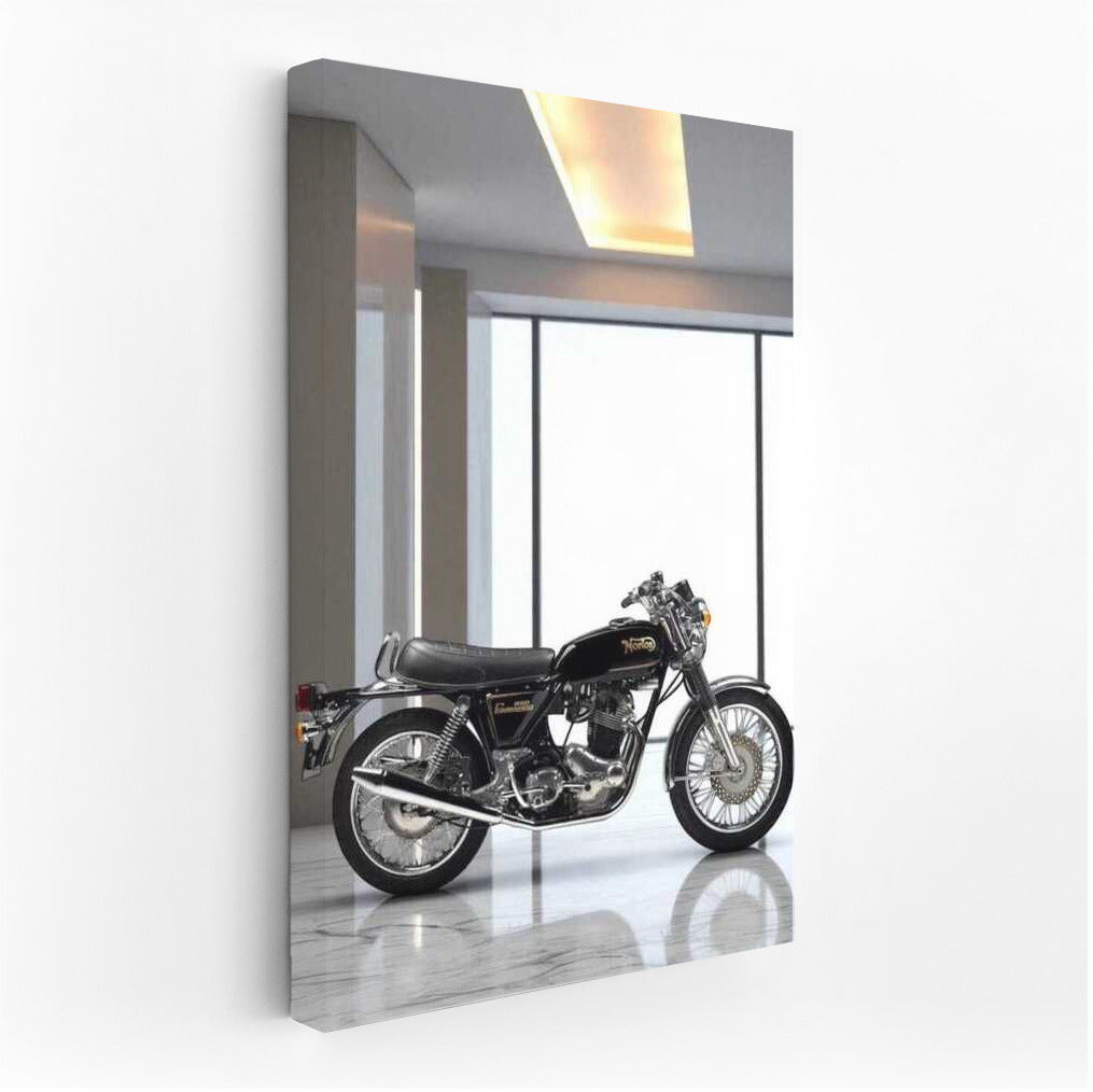 The Legendary Norton Commando on the Marble Podium: An Icon of Motorcycle Style