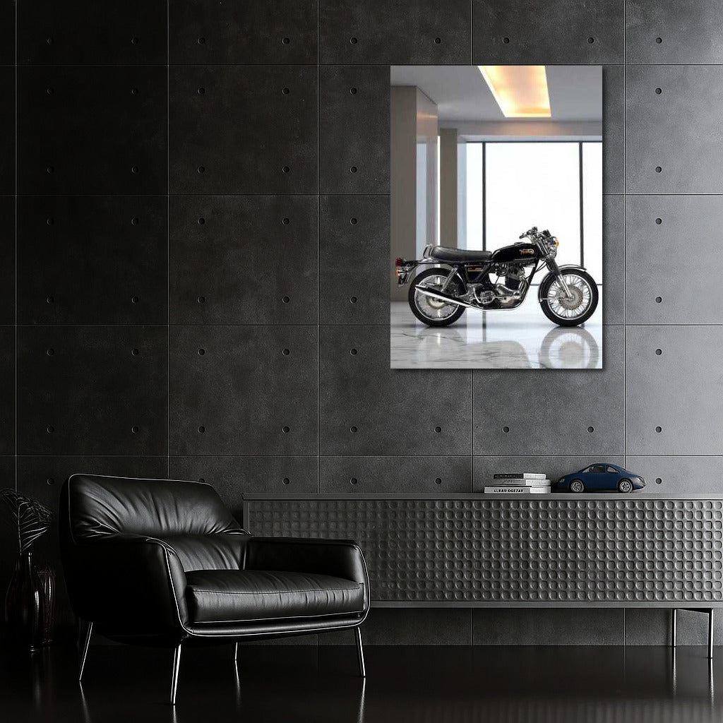 The Legendary Norton Commando on the Marble Podium: An Icon of Motorcycle Style