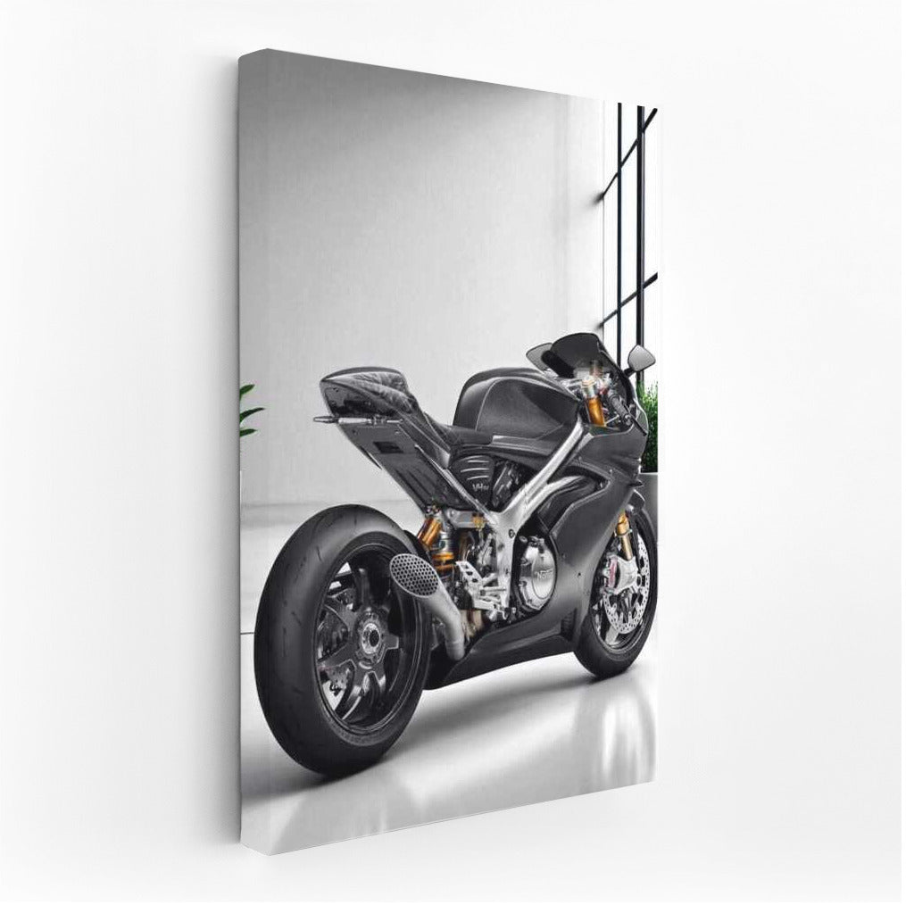 Speedy Style: Norton V4 SV on a Minimalistic Background