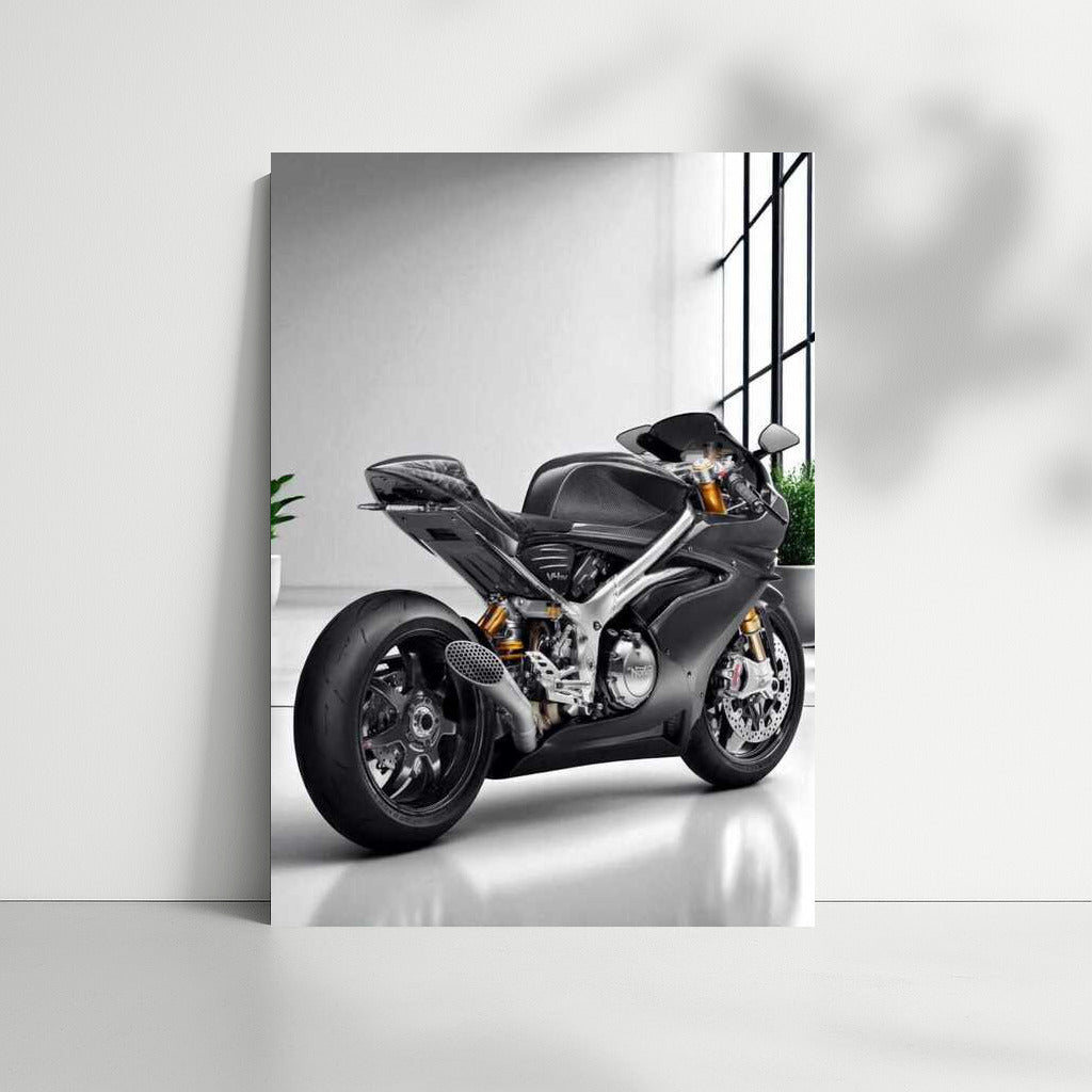 Speedy Style: Norton V4 SV on a Minimalistic Background