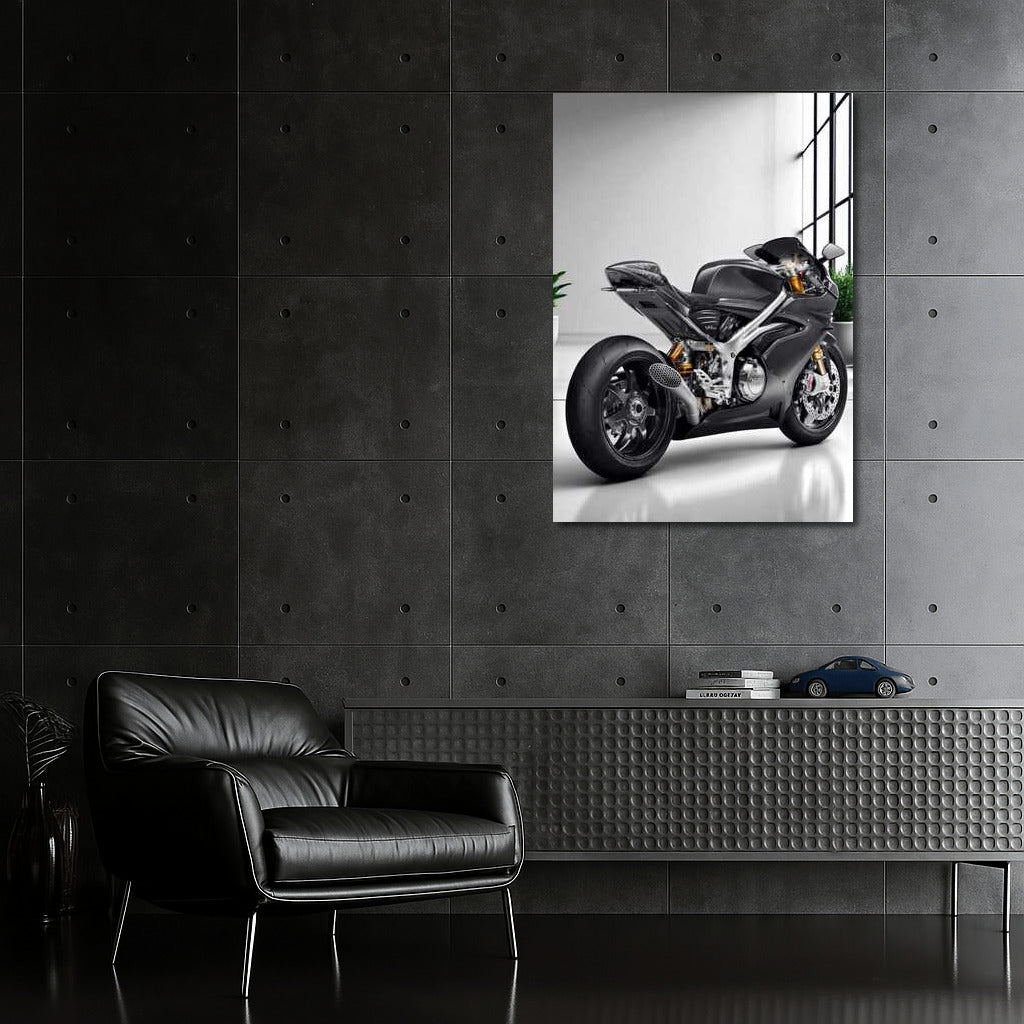 Speedy Style: Norton V4 SV on a Minimalistic Background