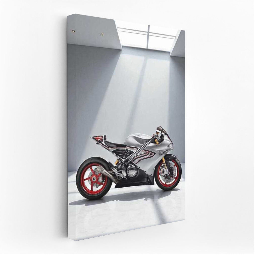 Power and Elegance: Norton V4SV in Minimalist Style