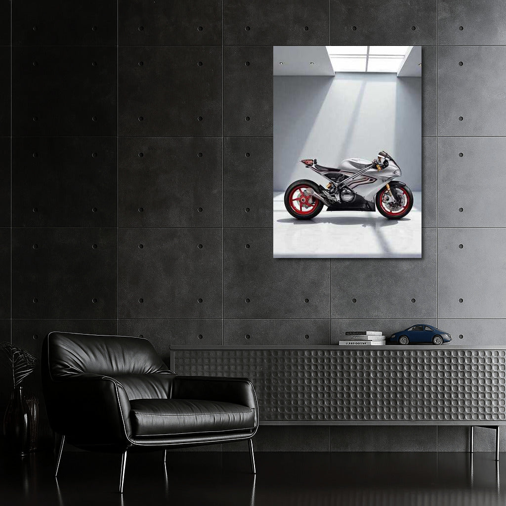 Power and Elegance: Norton V4SV in Minimalist Style