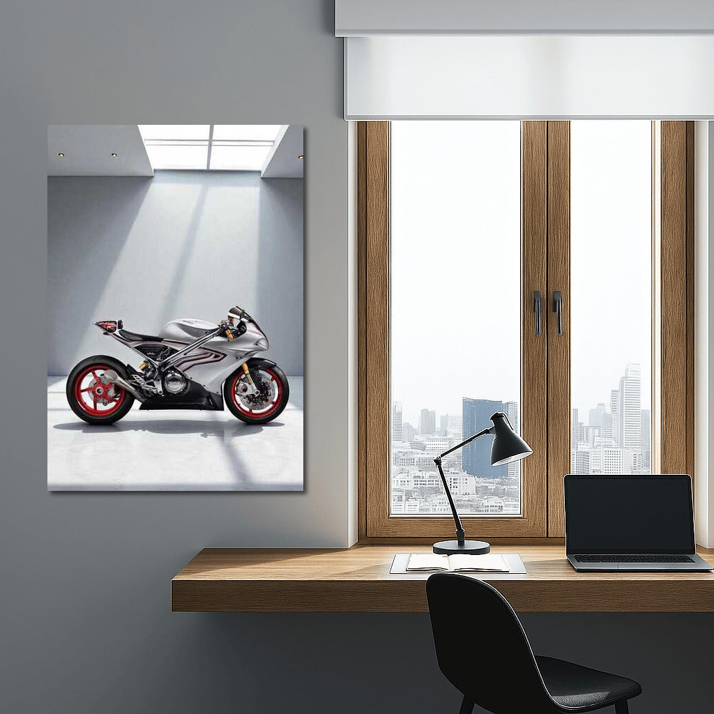 Power and Elegance: Norton V4SV in Minimalist Style