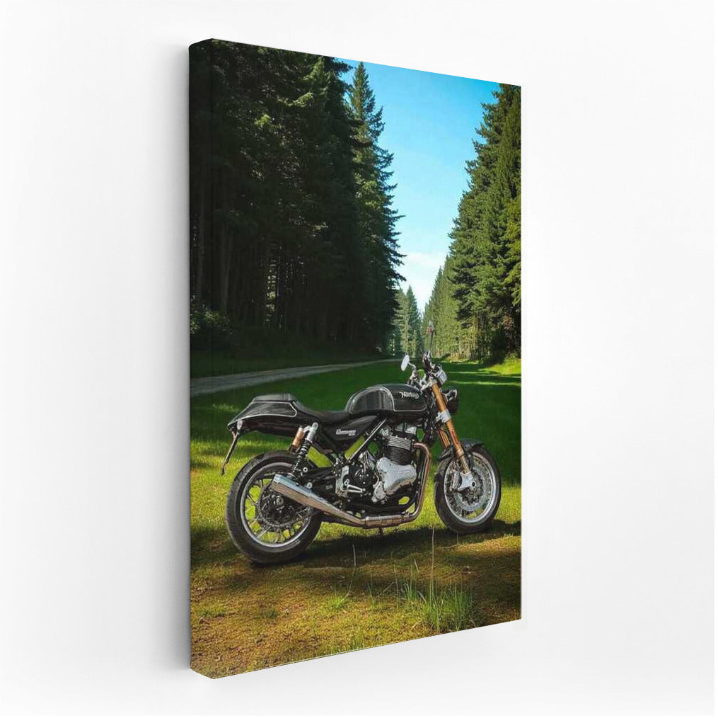 Norton Commando 961: Wind of Freedom on the Forest Path