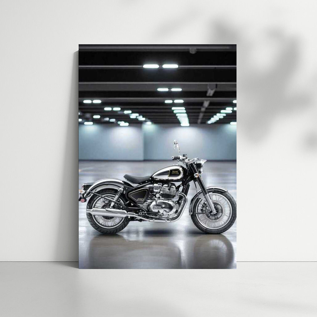 Royal Enfield Classic 650: Style and Speed in Underground Parking