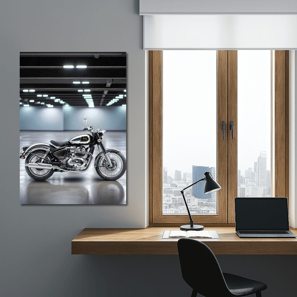 Royal Enfield Classic 650: Style and Speed in Underground Parking