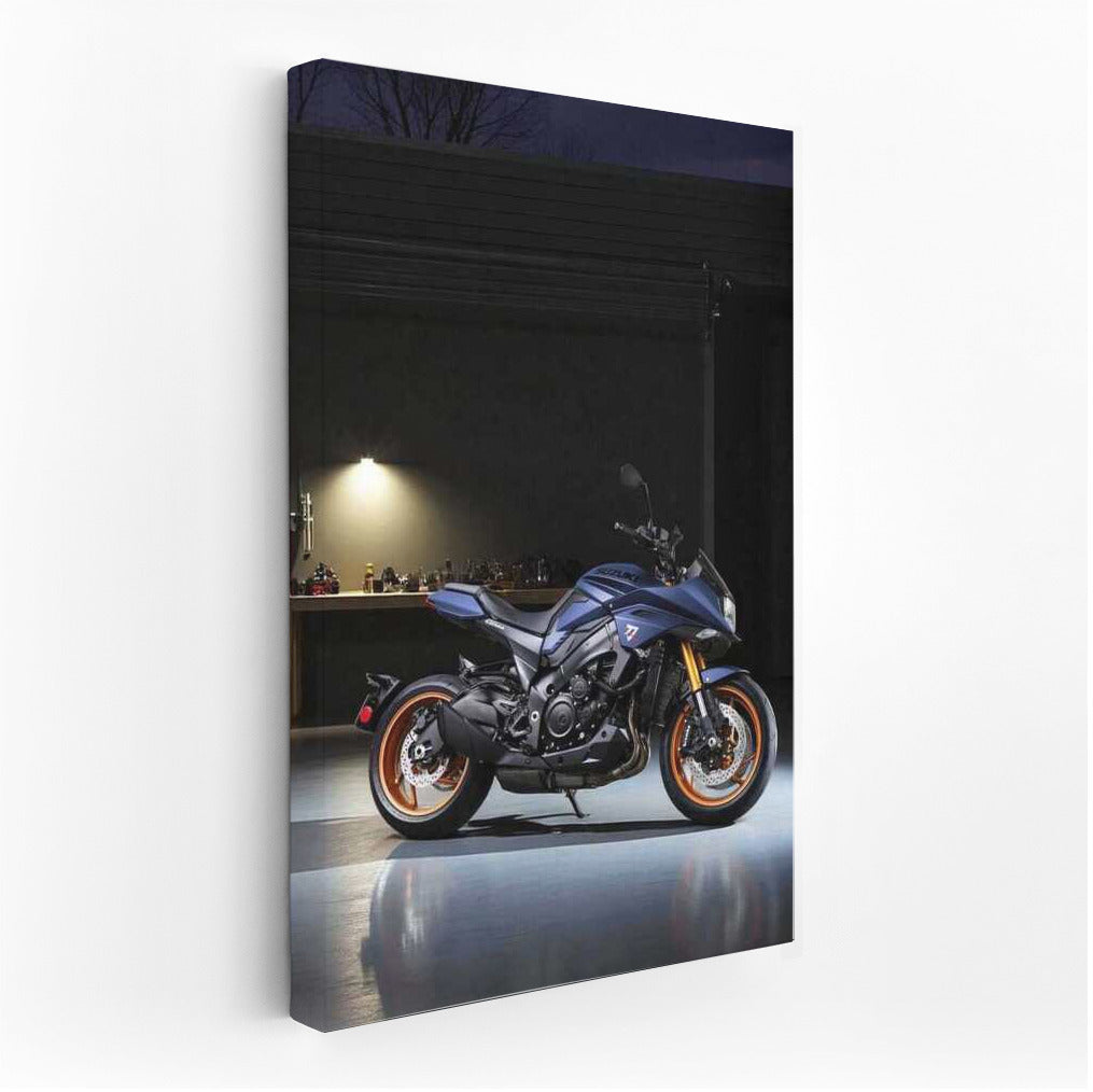 Power and Style: Suzuki Katana in the Dark Garage