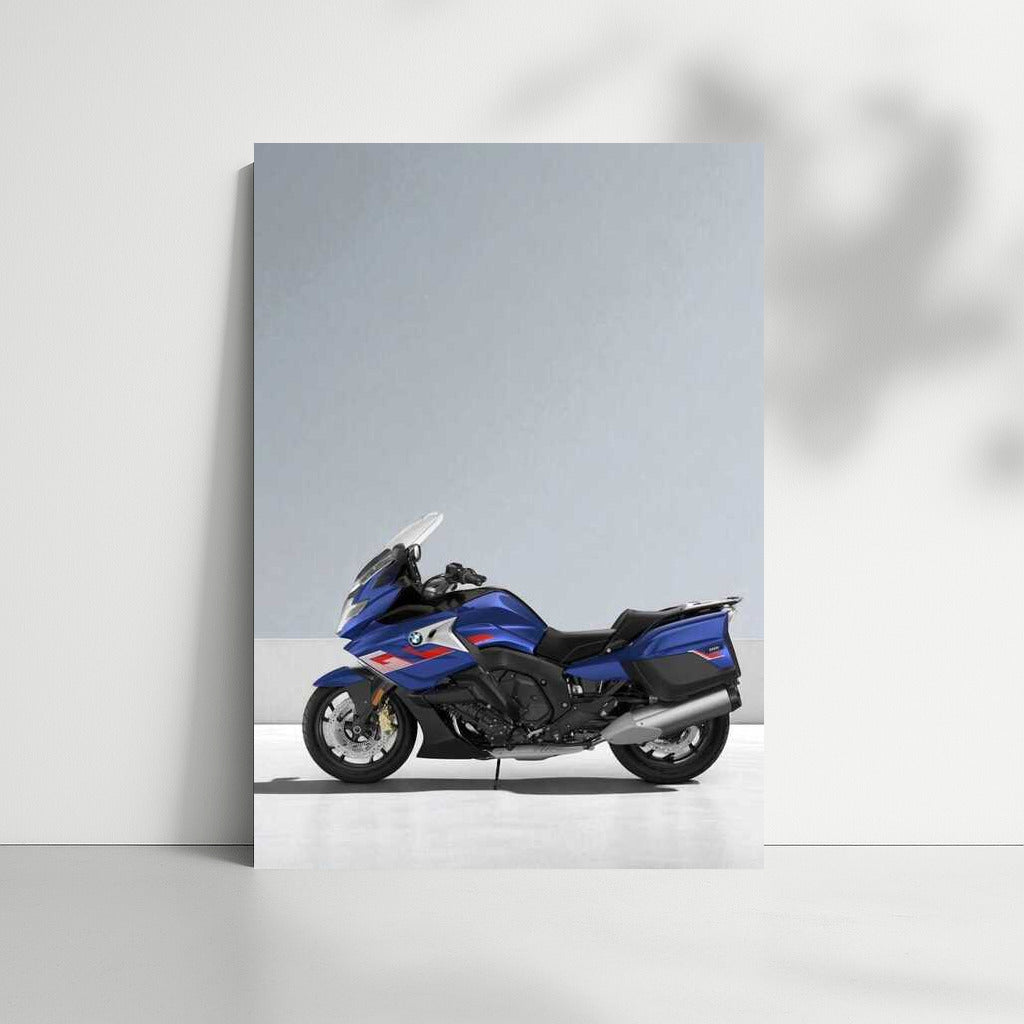 BMW K 1600 GT: Touring Dynamics on a Gray Background