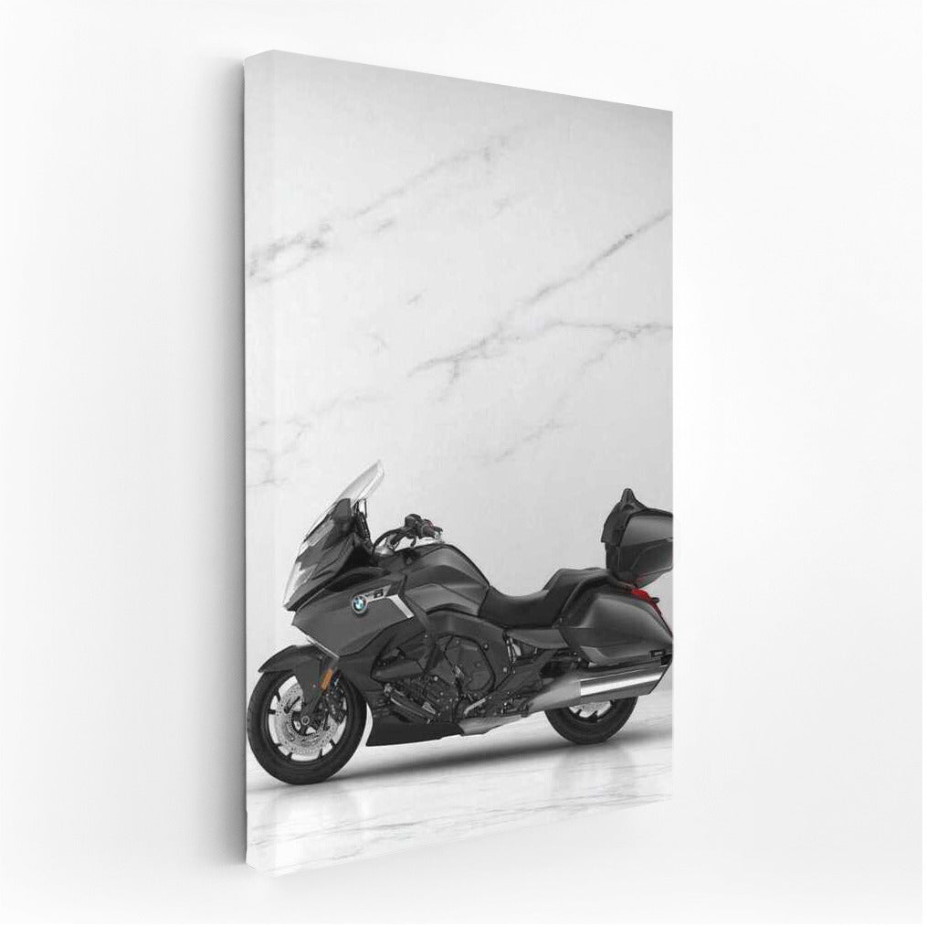 BMW K 1600 Grand America: Touring on a Marble Background