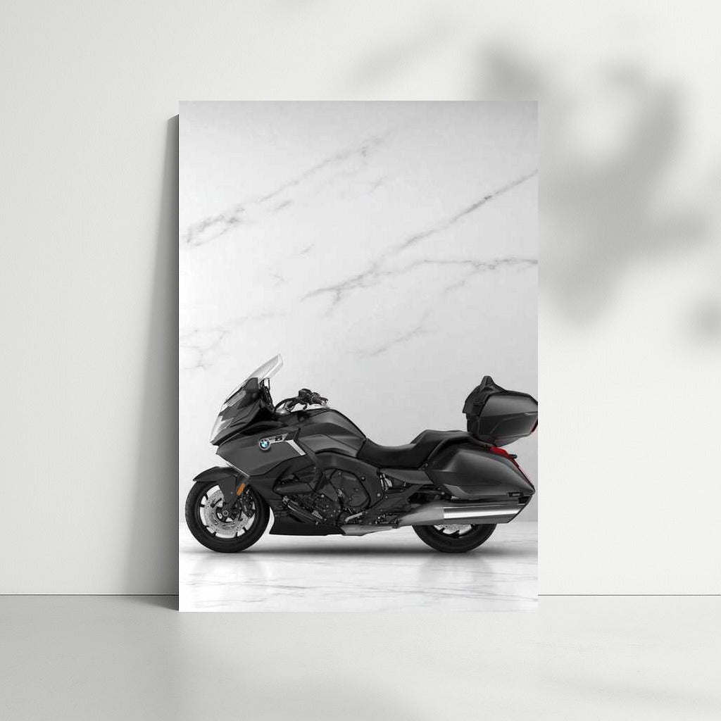 BMW K 1600 Grand America: Touring on a Marble Background