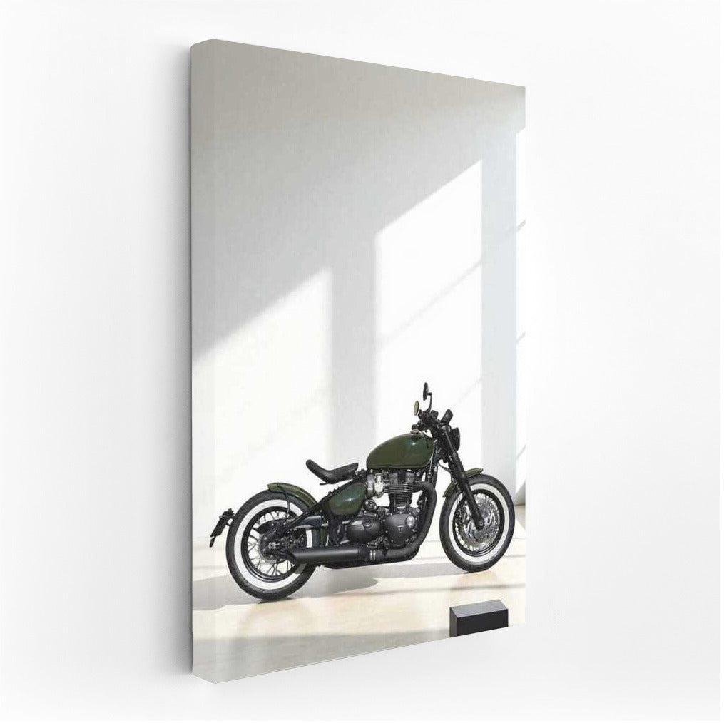 Triumph Bobber Elegance: Minimalism and Motorcycle Aesthetics