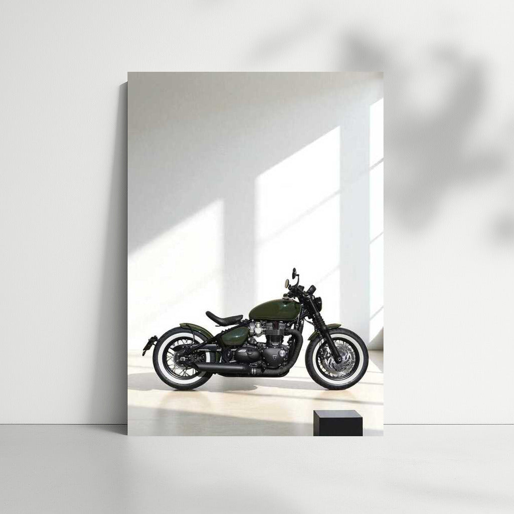 Triumph Bobber Elegance: Minimalism and Motorcycle Aesthetics