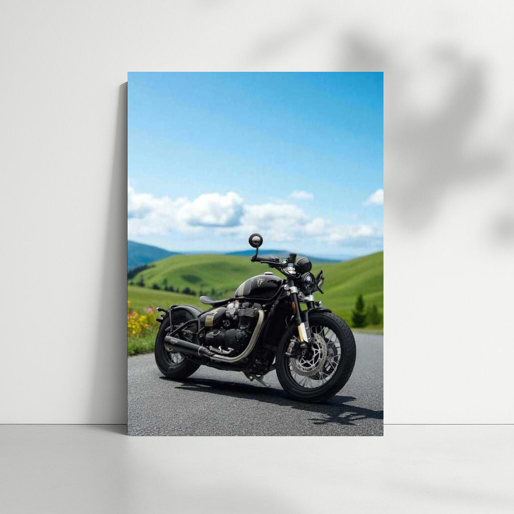 Triumph Bonneville Bobber TFC: Speed and Style on the Country Road