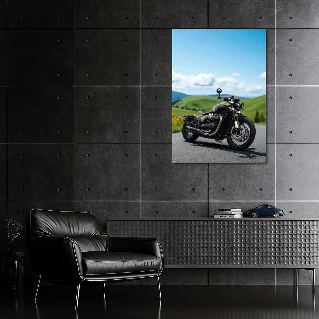 Triumph Bonneville Bobber TFC: Speed and Style on the Country Road