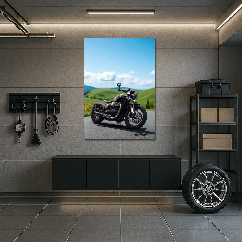 Triumph Bonneville Bobber TFC: Speed and Style on the Country Road