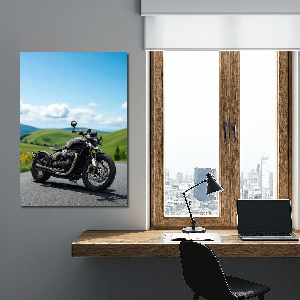 Triumph Bonneville Bobber TFC: Speed and Style on the Country Road