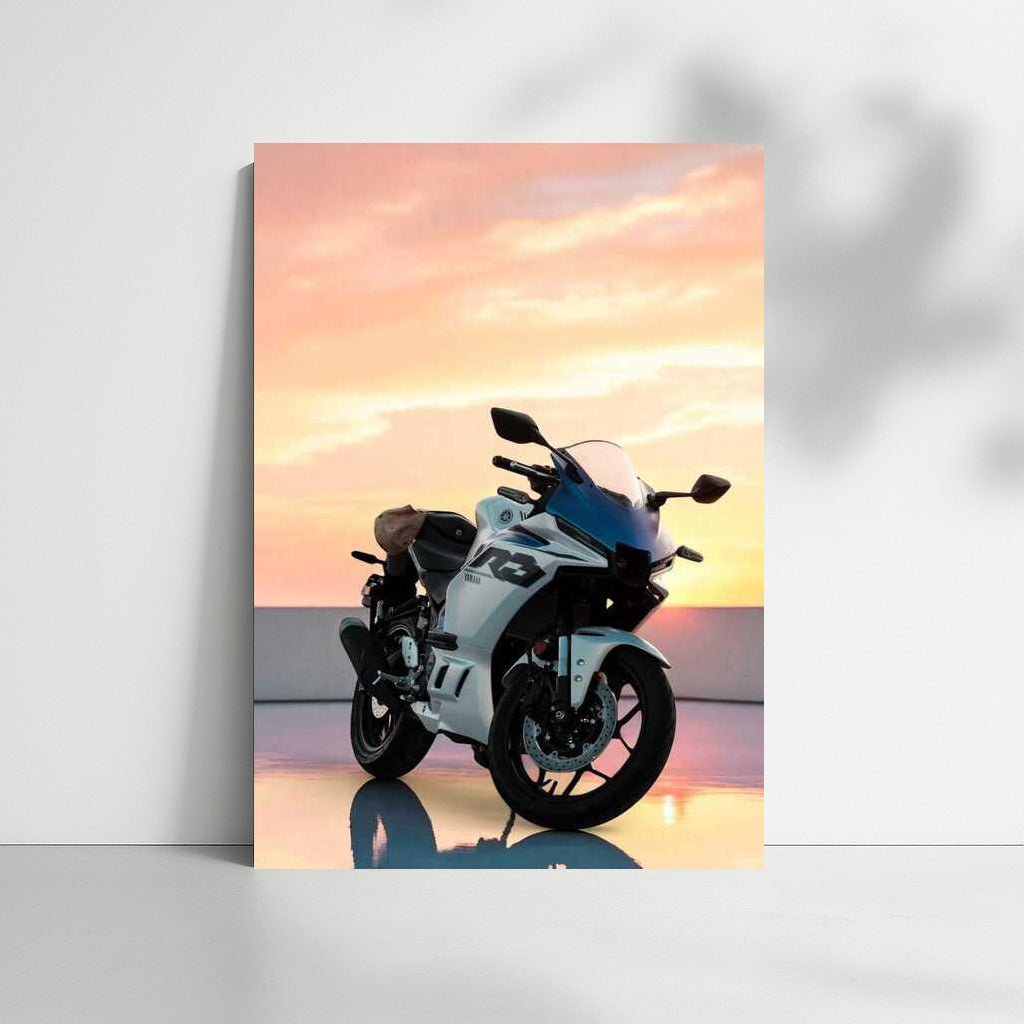 Sunset Freedom: Yamaha YZF R3 and the Spirit of Motorcycles