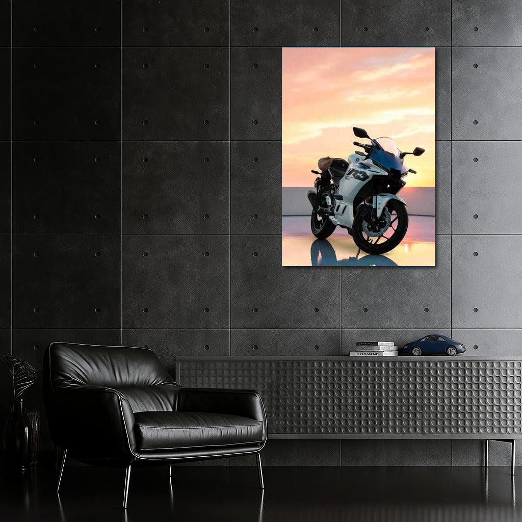 Sunset Freedom: Yamaha YZF R3 and the Spirit of Motorcycles