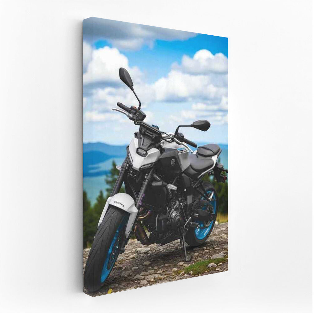 Yamaha MT07: Conqueror of Peaks Against the Forest Deep