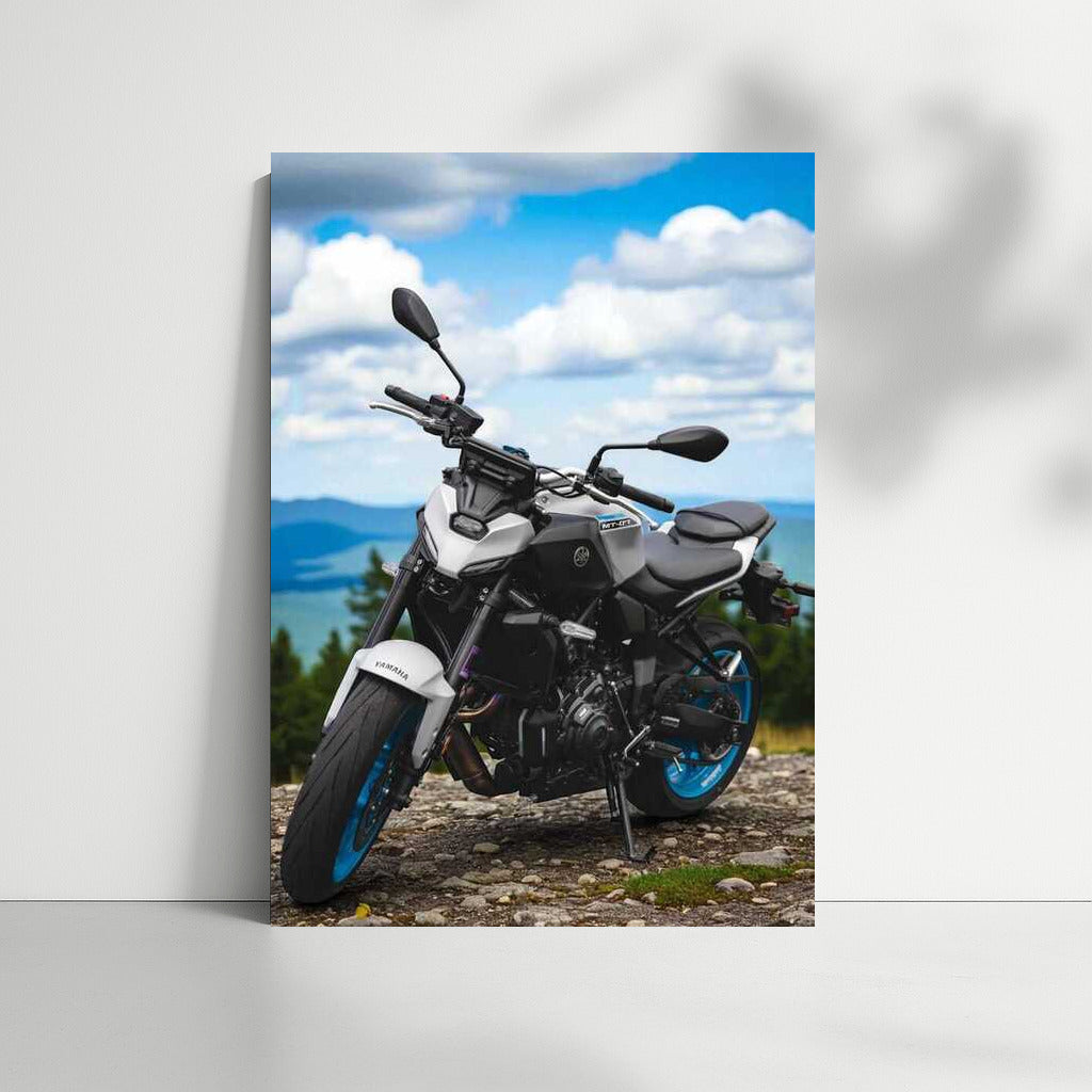 Yamaha MT07: Conqueror of Peaks Against the Forest Deep