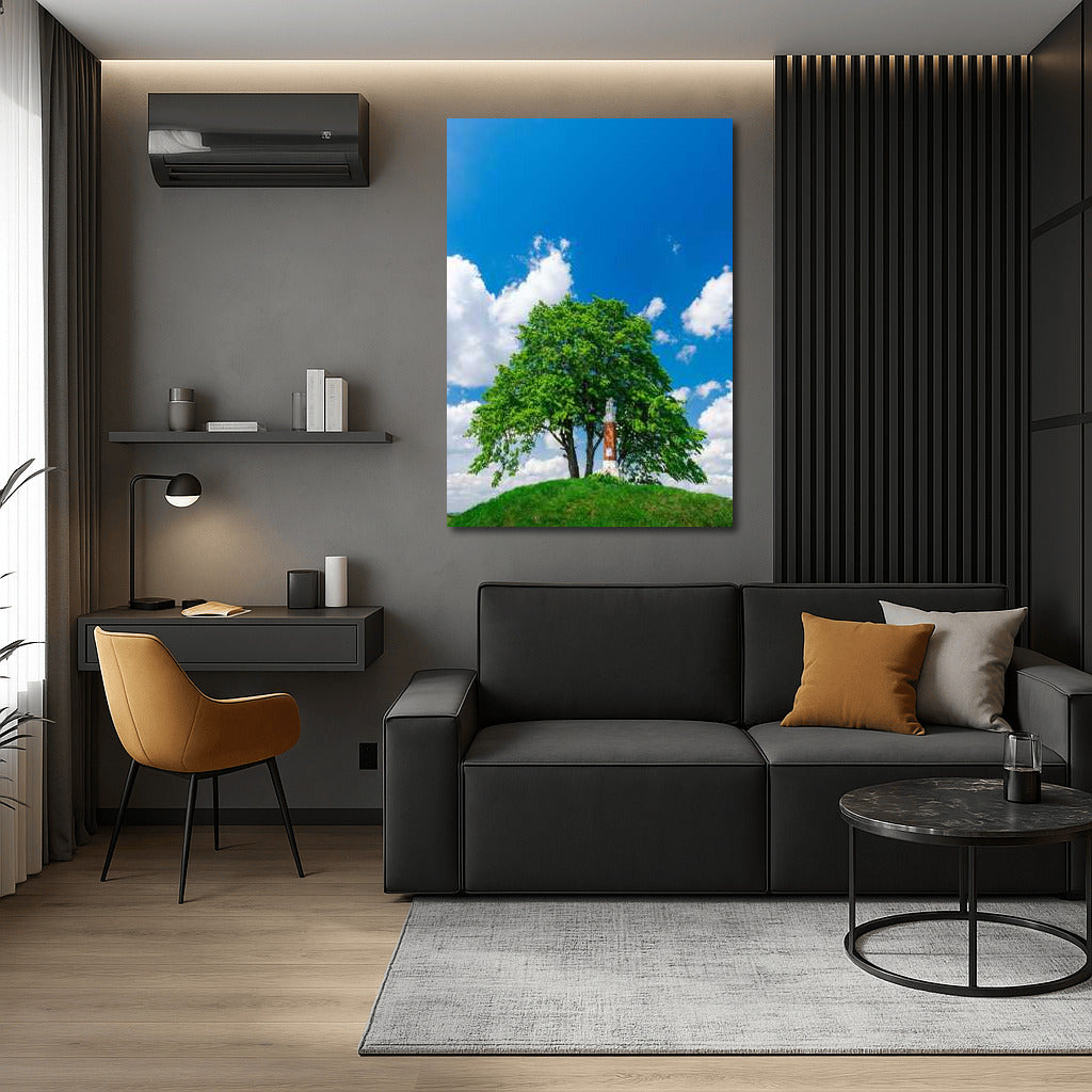 Summer Tree: Picturesque Landscape of Nature