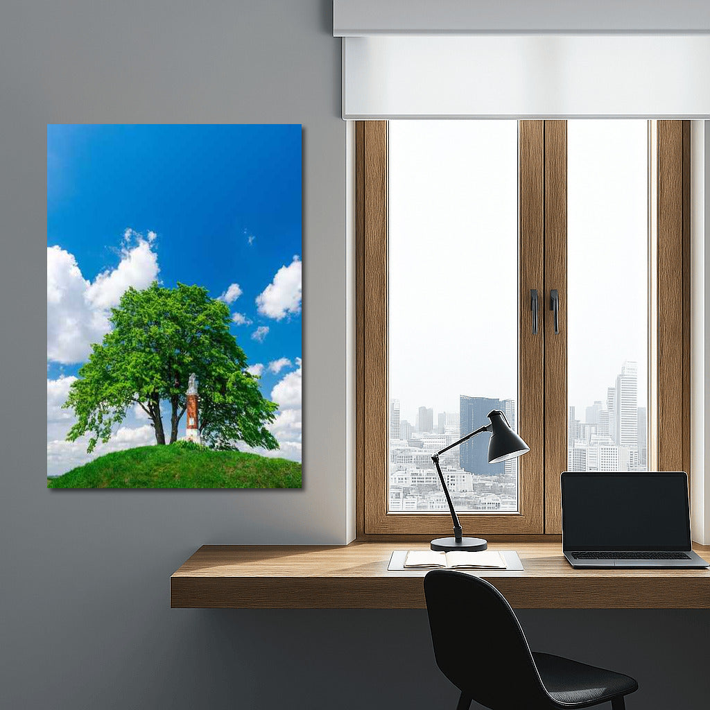 Summer Tree: Picturesque Landscape of Nature