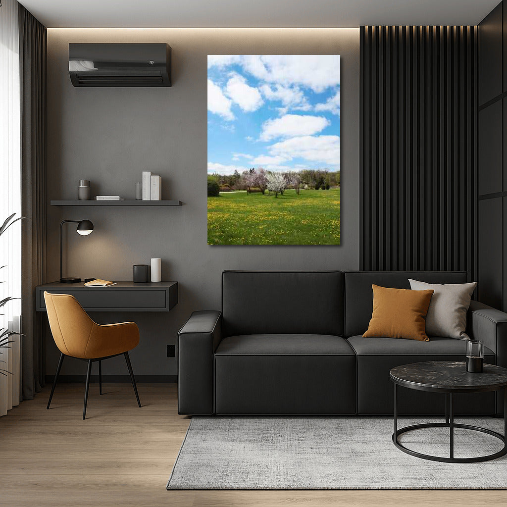 Spring Bloom: Awakening Nature in the Blue Sky