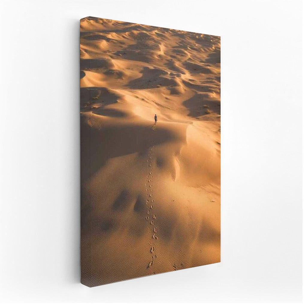 Traces of the Traveler: Sandy Expanses of the Desert