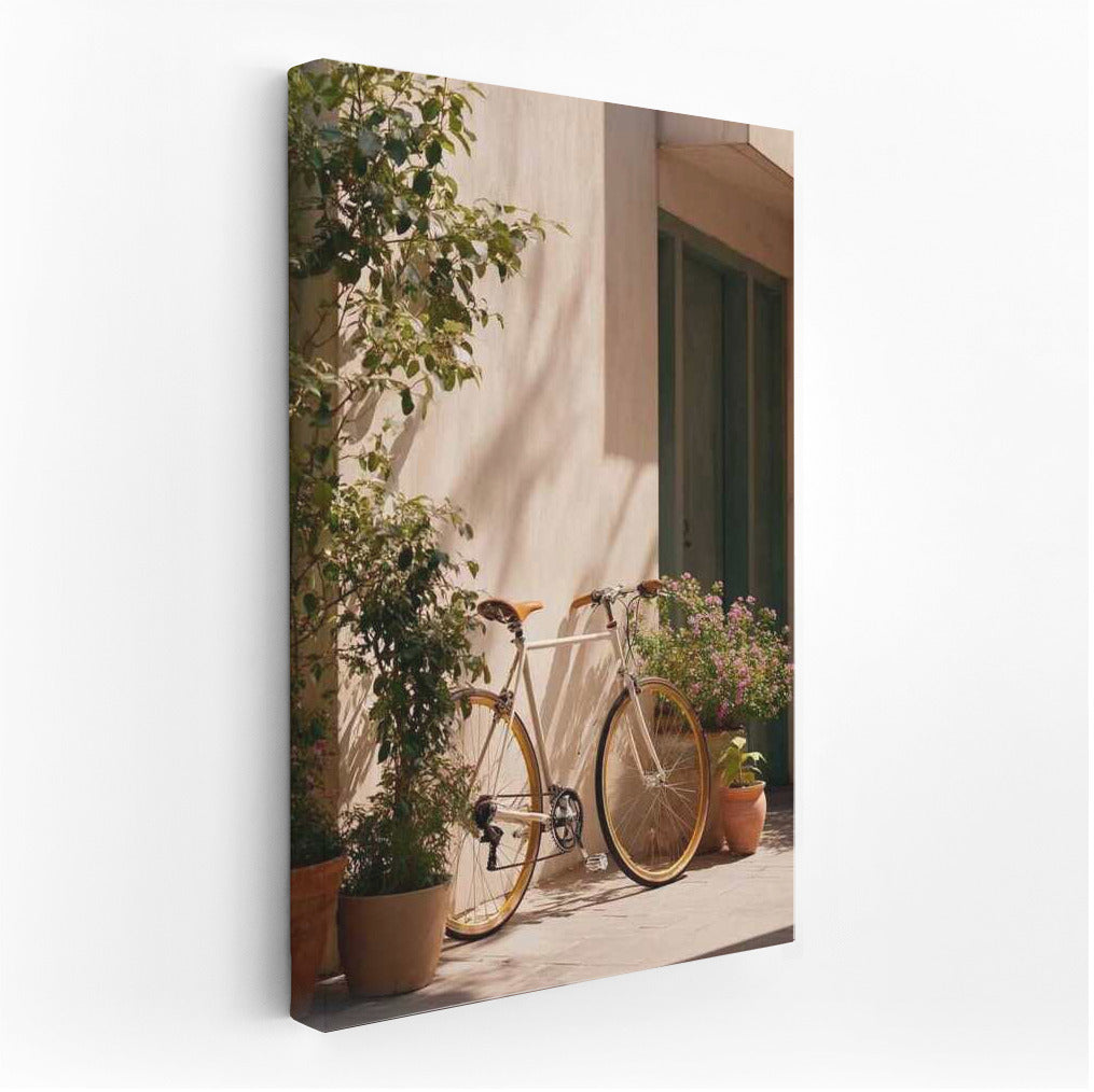Elegant Bicycle in Greenery: Ease of Movement