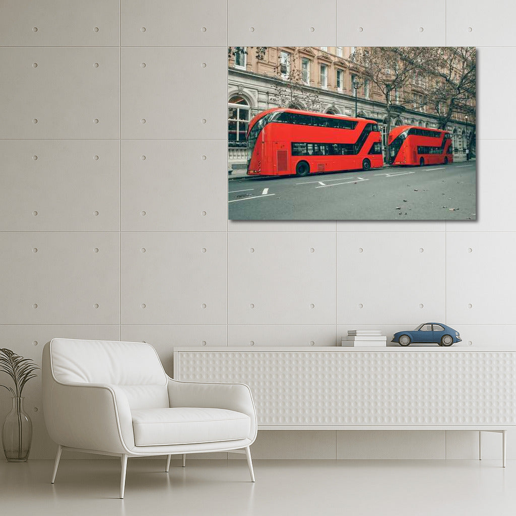 Red Double Decker Buses: City Movement