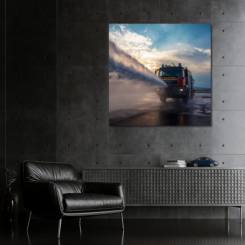 Power and Speed: The MAN Fire Truck in Action