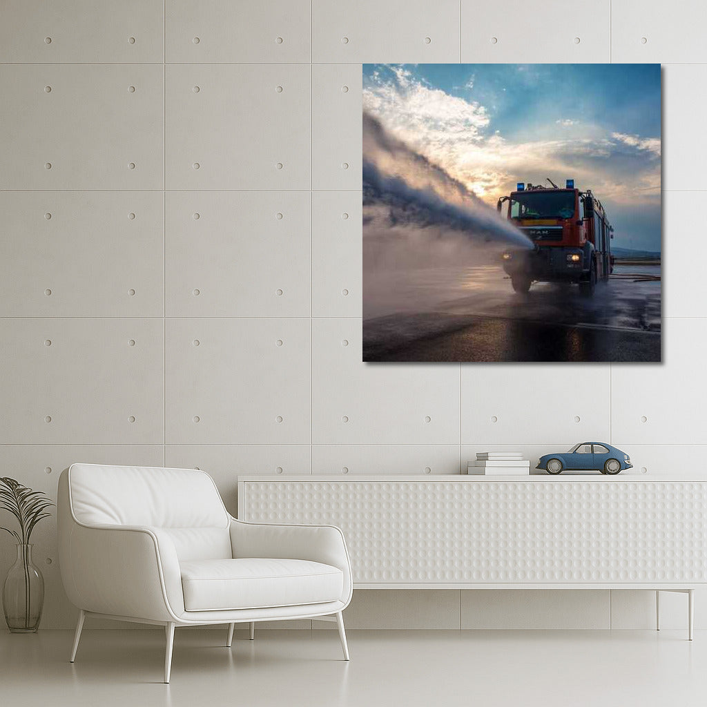 Power and Speed: The MAN Fire Truck in Action