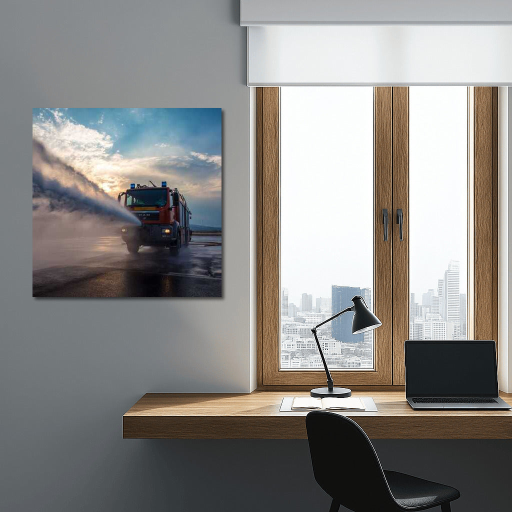 Power and Speed: The MAN Fire Truck in Action