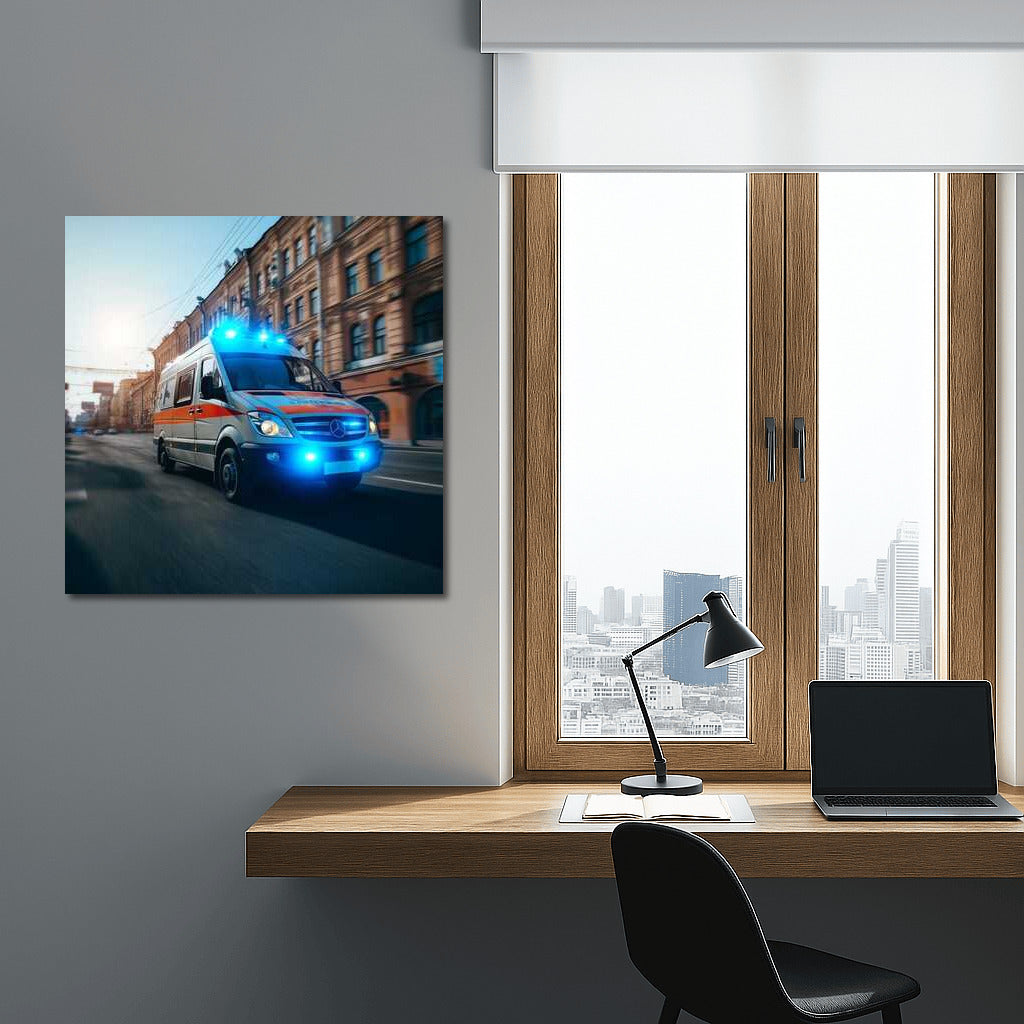 Instantaneous breakthrough: Mercedes Sprinter in the dynamics of urban rescues