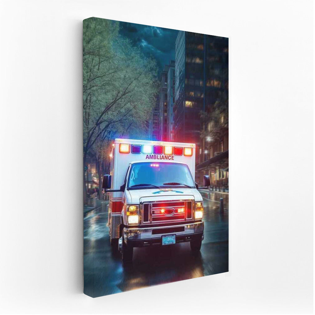 Night Flight: Ford Ambulance in the City of Lights